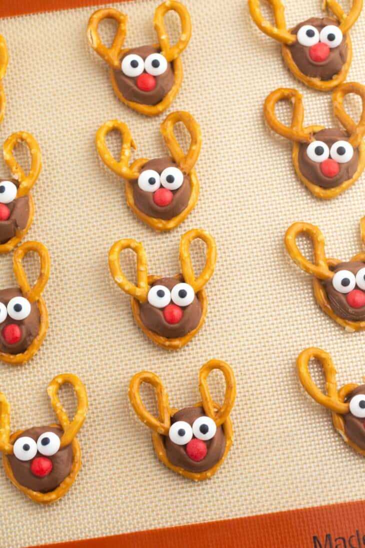 Rolo Pretzel Reindeer Recipe Little Sunny Kitchen