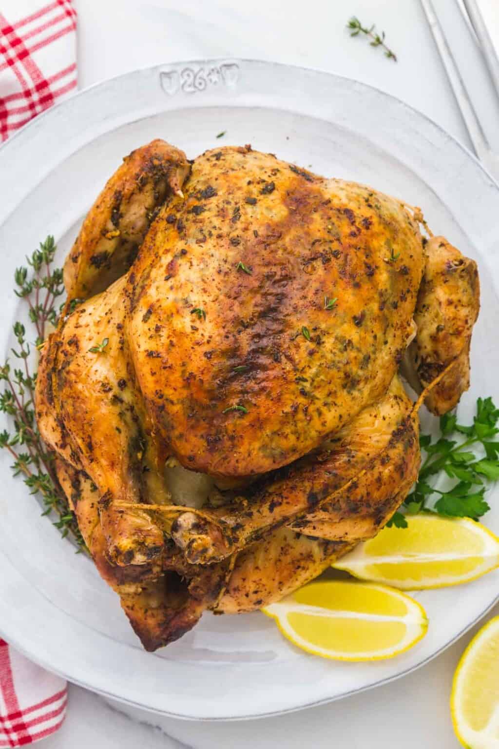 Garlic Herb Butter Roast Chicken Little Sunny Kitchen