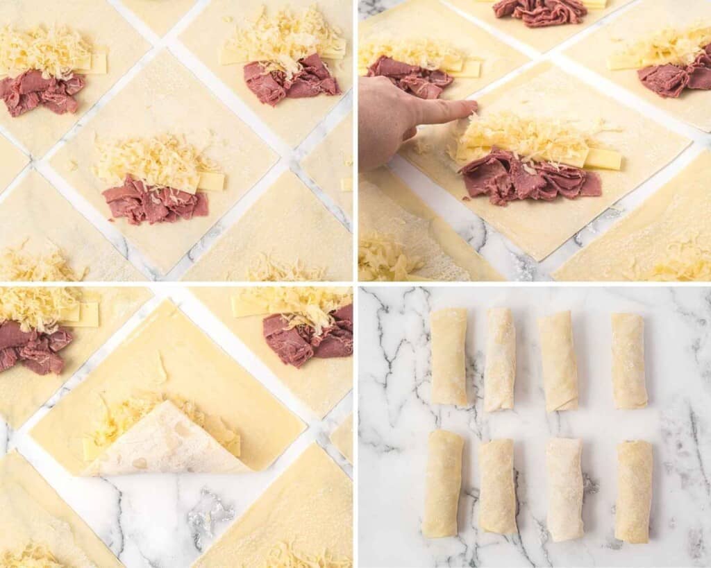 Reuben Egg Rolls (Air Fried, Baked, or Deep Fried) Little Sunny Kitchen