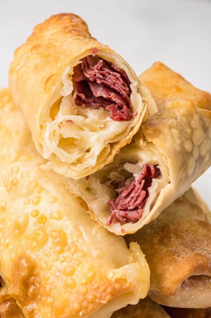 Reuben Egg Rolls (Air Fried, Baked, or Deep Fried) Little Sunny Kitchen