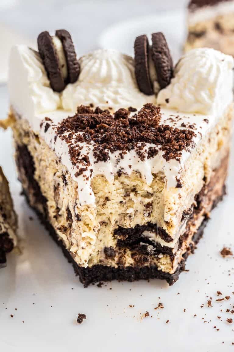 New York Style Baked Oreo Cheesecake - Little Sunny Kitchen