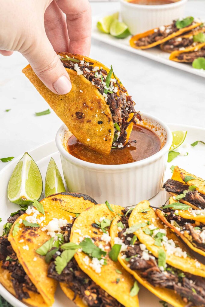 The Best Birria Tacos Recipe (Instant Pot, Crockpot, or Stovetop!)