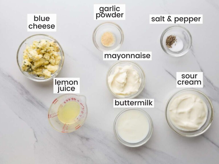 Easy Homemade Blue Cheese Dressing Little Sunny Kitchen