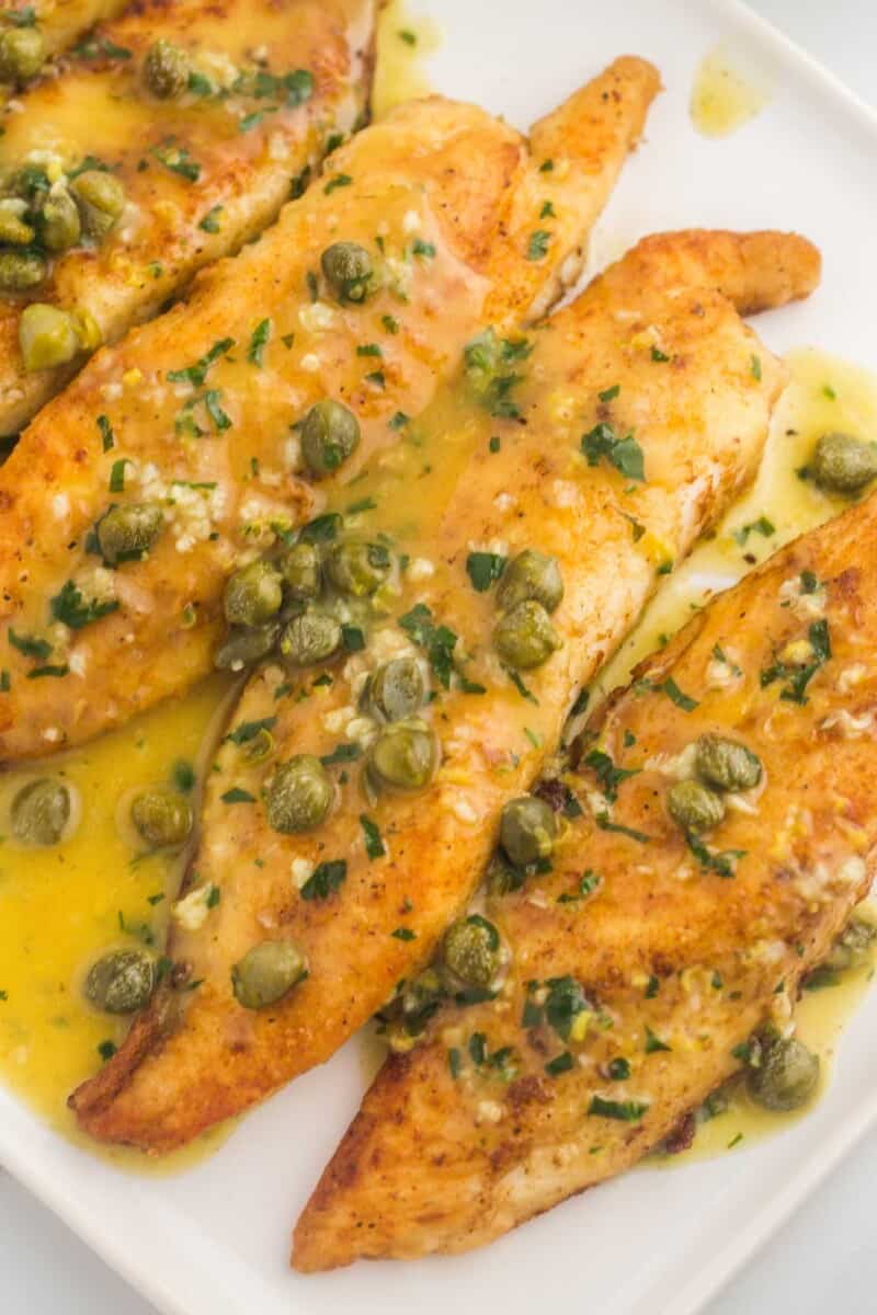 Easy Fish Piccata - Little Sunny Kitchen