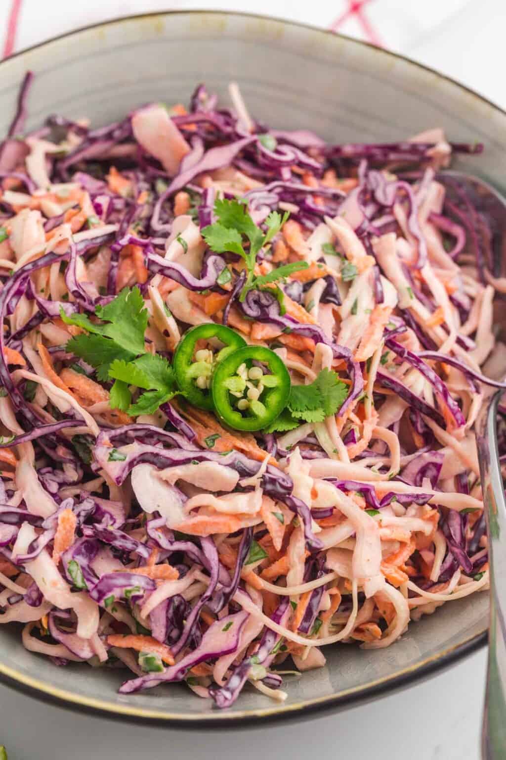 Creamy Slaw for Fish Tacos Little Sunny Kitchen