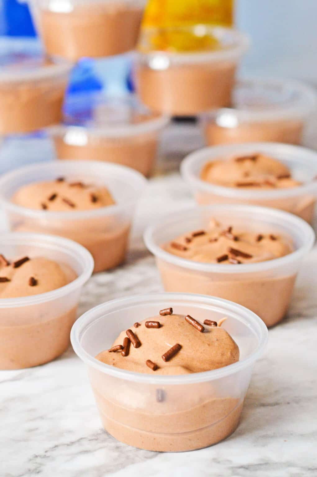 Easy 5-Minute Chocolate Pudding Shots - Little Sunny Kitchen