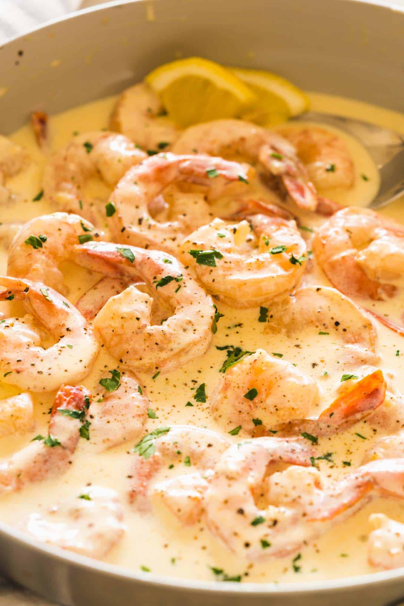 Easy Creamy Garlic Shrimp Recipe
