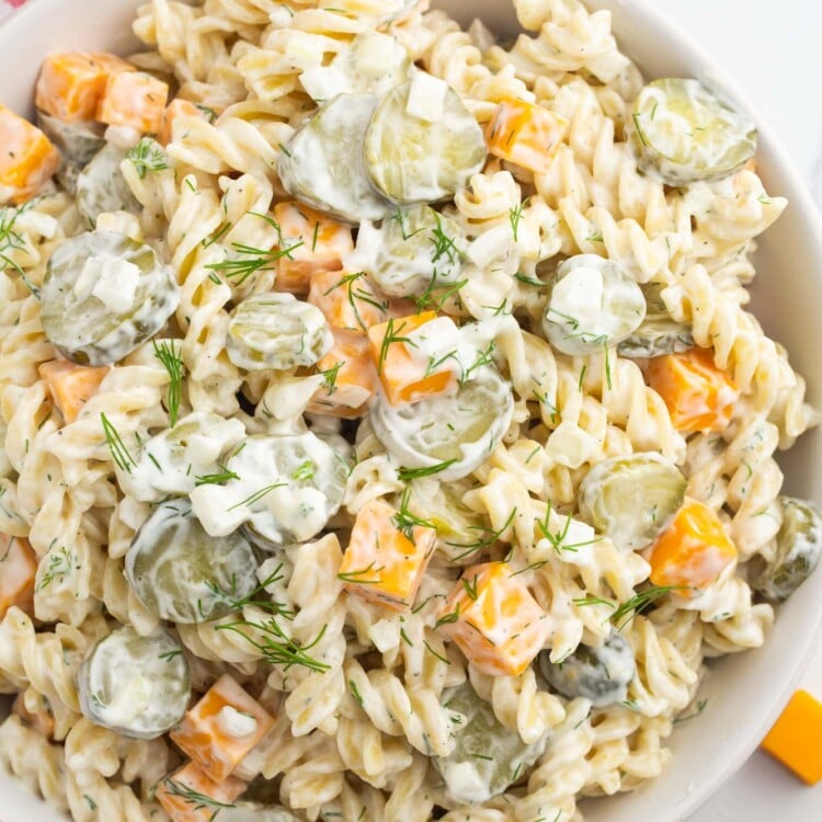 Easy Dill Pickle Pasta Salad - 18