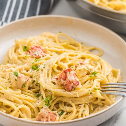 Creamy Lobster Pasta - Little Sunny Kitchen