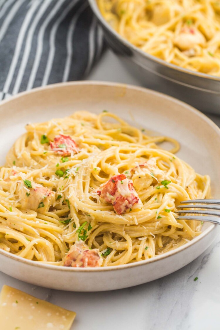 Creamy Lobster Pasta Little Sunny Kitchen