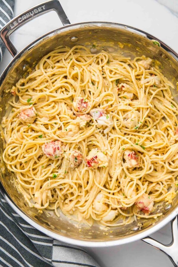 Creamy Lobster Pasta Little Sunny Kitchen