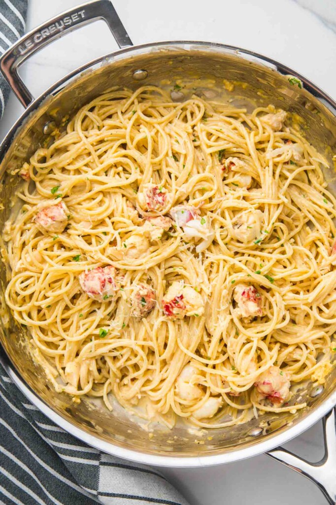 Creamy Lobster Pasta Little Sunny Kitchen