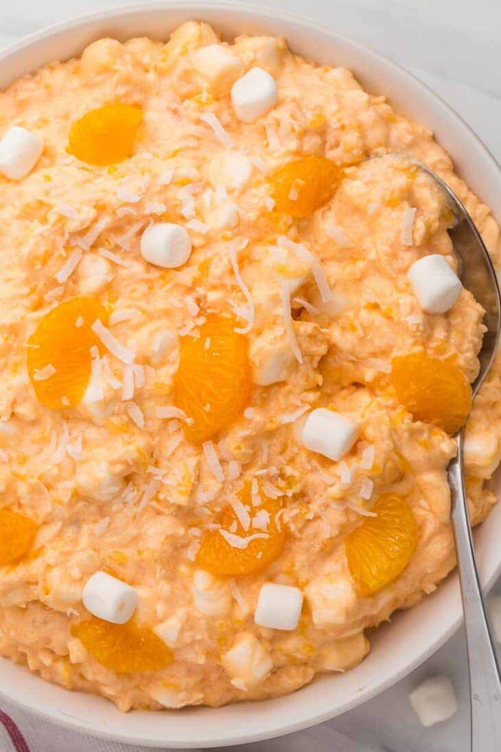Creamy Orange Jello Salad Little Sunny Kitchen