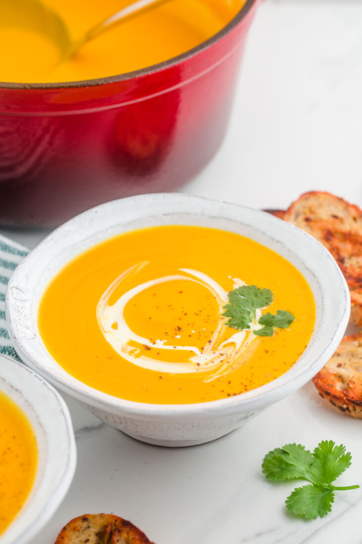 Roasted Sweet Potato Soup (Smooth & Creamy!) Little Sunny Kitchen