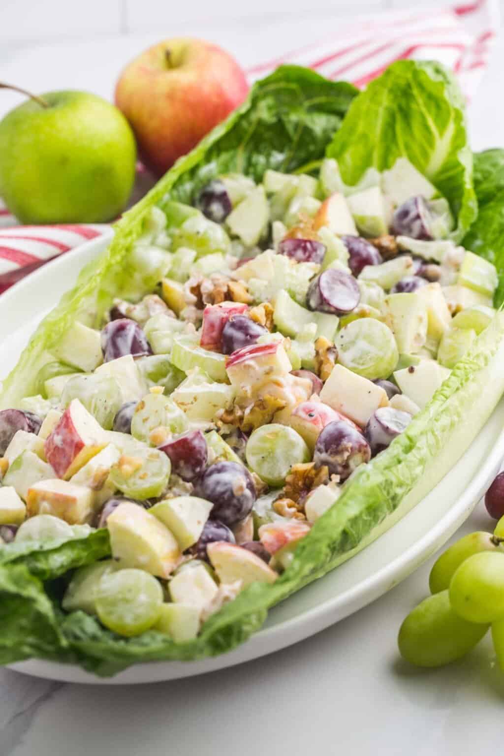 Easy Classic Waldorf Salad - Little Sunny Kitchen