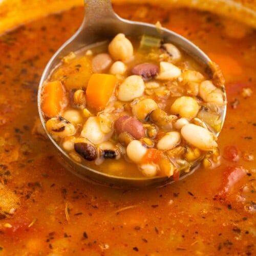 Vegetarian Bean Soup with 15 Beans - Little Sunny Kitchen