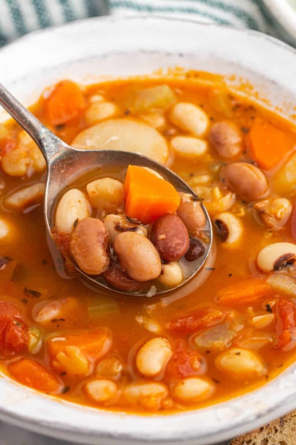 Vegetarian Bean Soup with 15 Beans Little Sunny Kitchen