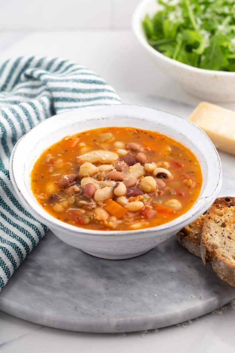 Vegetarian Bean Soup with 15 Beans - Little Sunny Kitchen