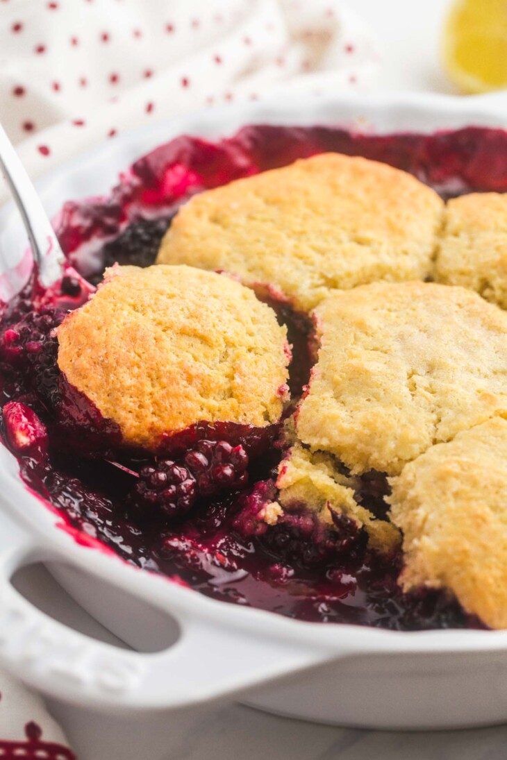Easy Blackberry Cobbler Recipe Little Sunny Kitchen