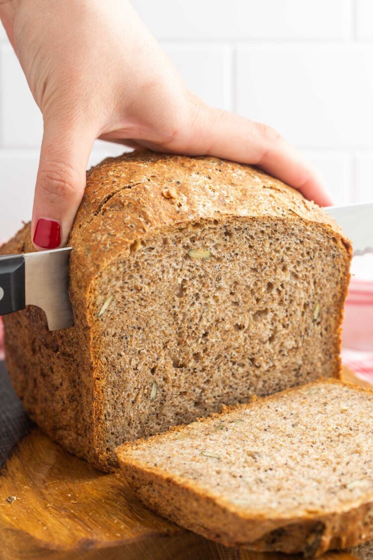 Bread Machine Seed Bread (Easy & Healthy) Little Sunny Kitchen