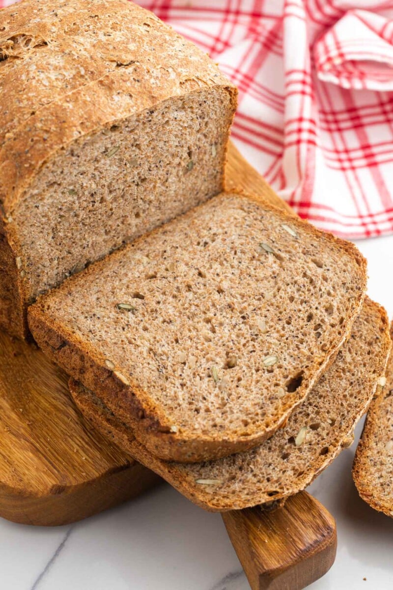 Bread Machine Seed Bread Easy And Healthy Little Sunny Kitchen