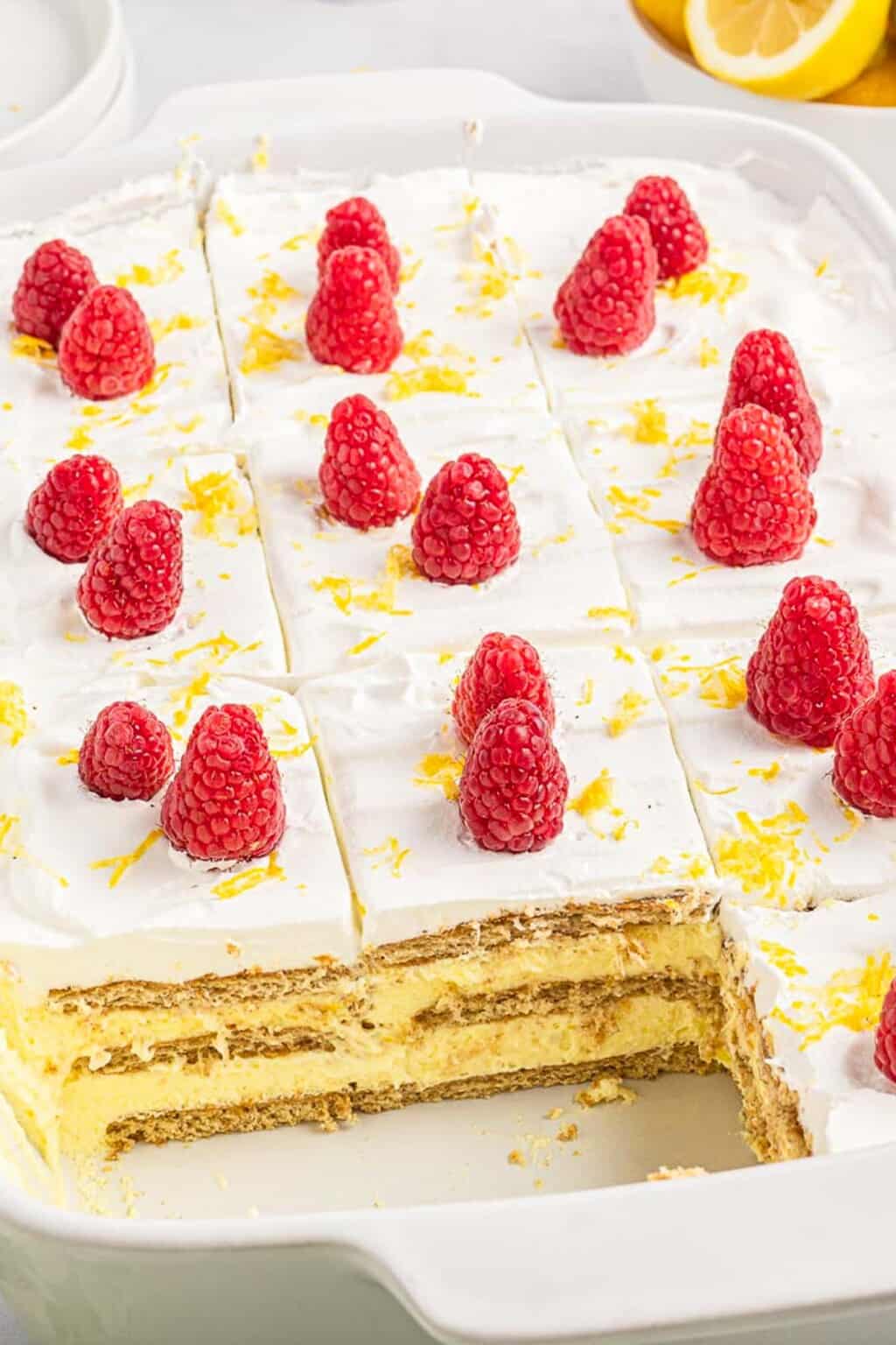 Lemon Icebox Cake (Easy NoBake Dessert) Little Sunny Kitchen