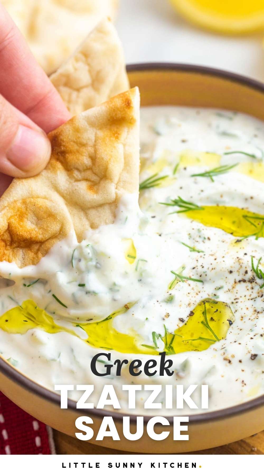 Tzatziki Sauce Recipe - Little Sunny Kitchen