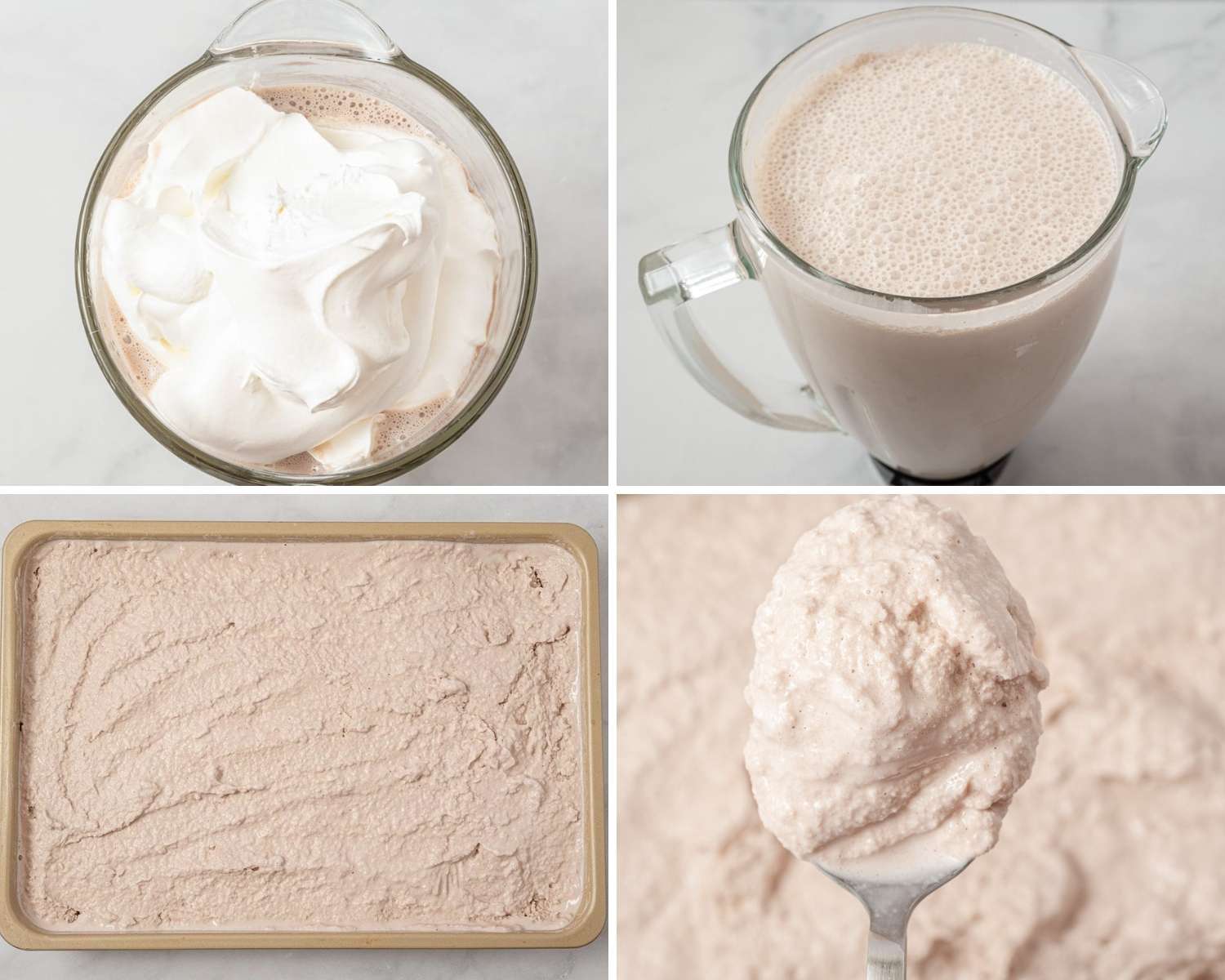 four images showing how to make a wendy's frosty