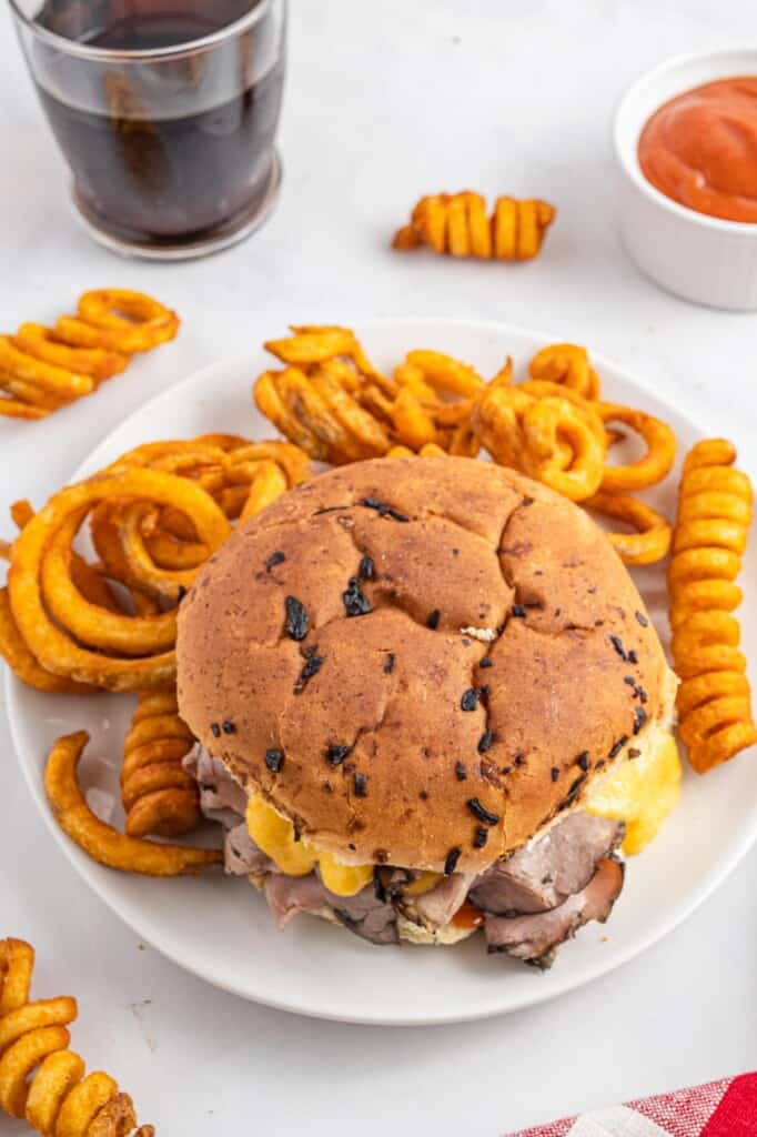 Arby's Roast Beef Sandwich with Cheddar Copycat Little Sunny Kitchen