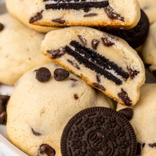 Oreo Stuffed Chocolate Chip Cookies Little Sunny Kitchen