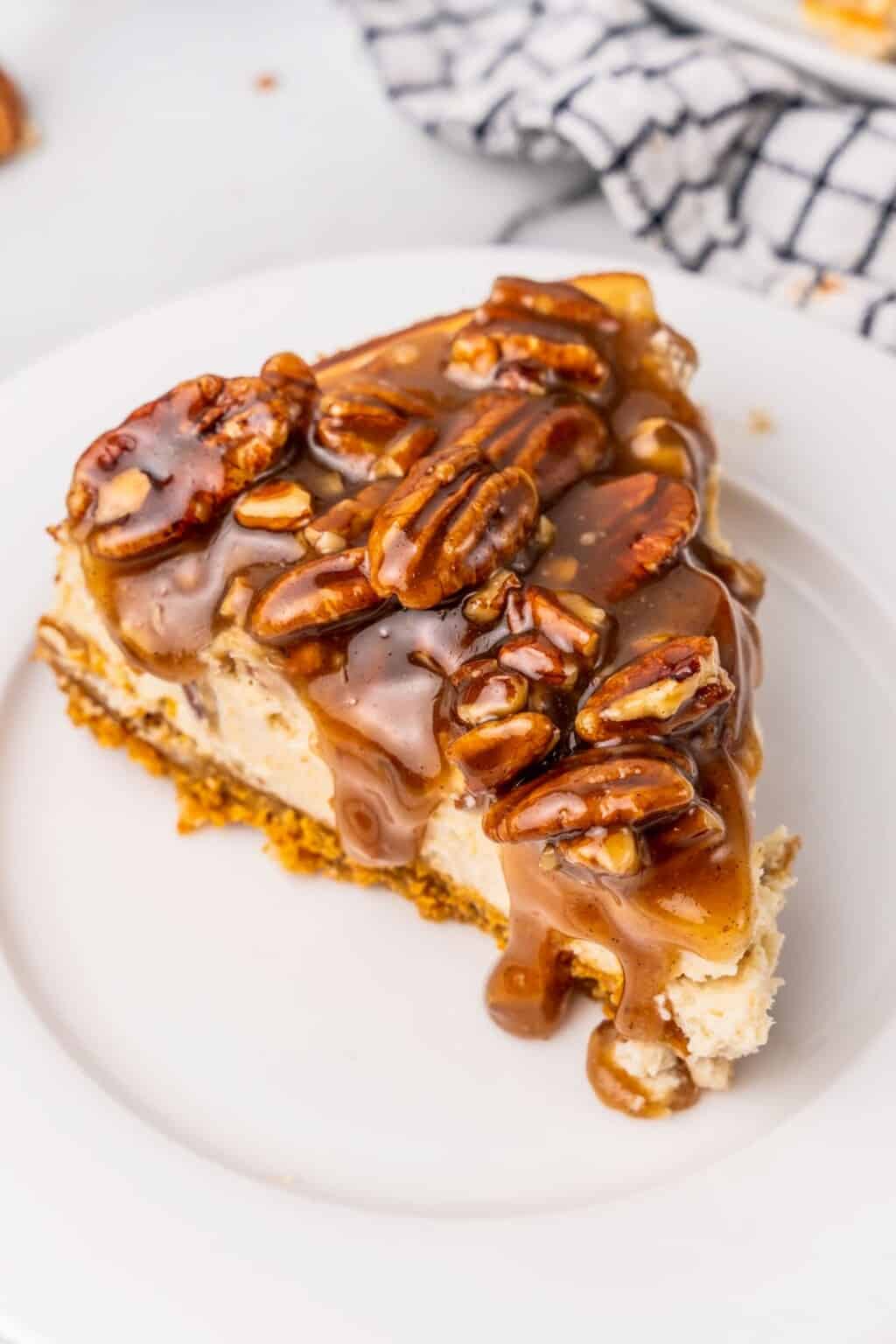 Amazing Pecan Pie Cheesecake - Little Sunny Kitchen