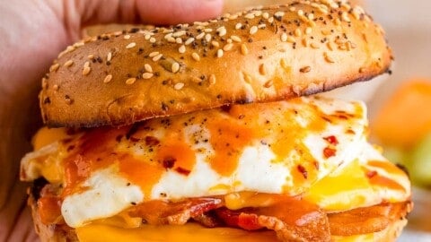 The Ultimate Bagel Breakfast Sandwich - Little Sunny Kitchen