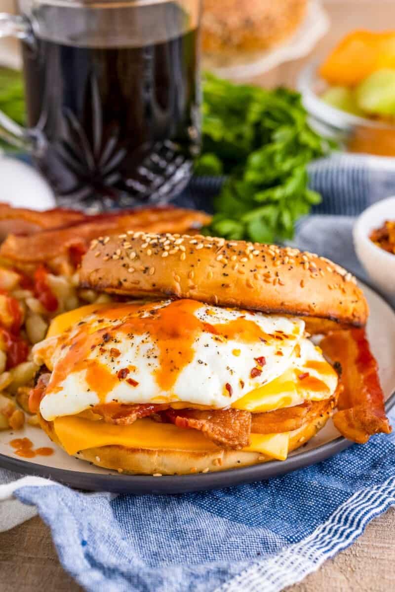 The Ultimate Bagel Breakfast Sandwich Little Sunny Kitchen