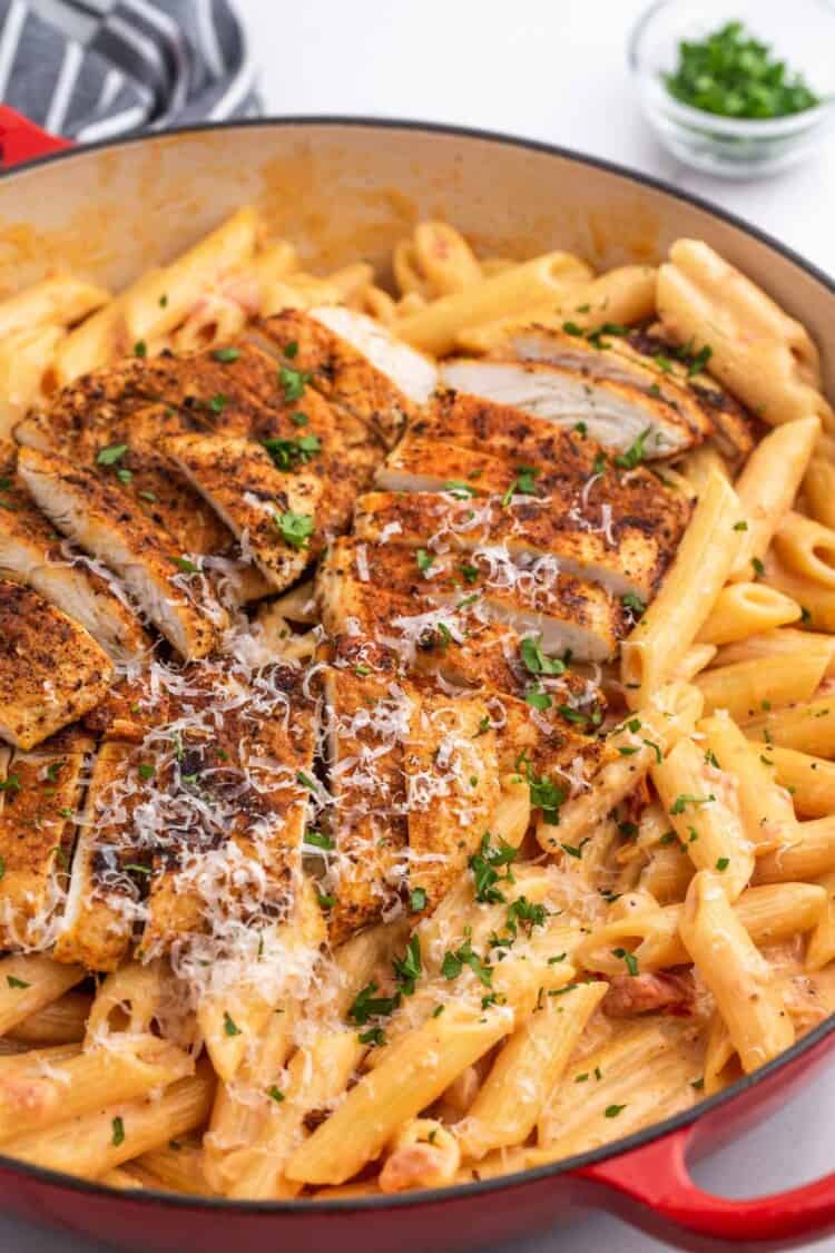 Easy Creamy Cajun Chicken Pasta Little Sunny Kitchen