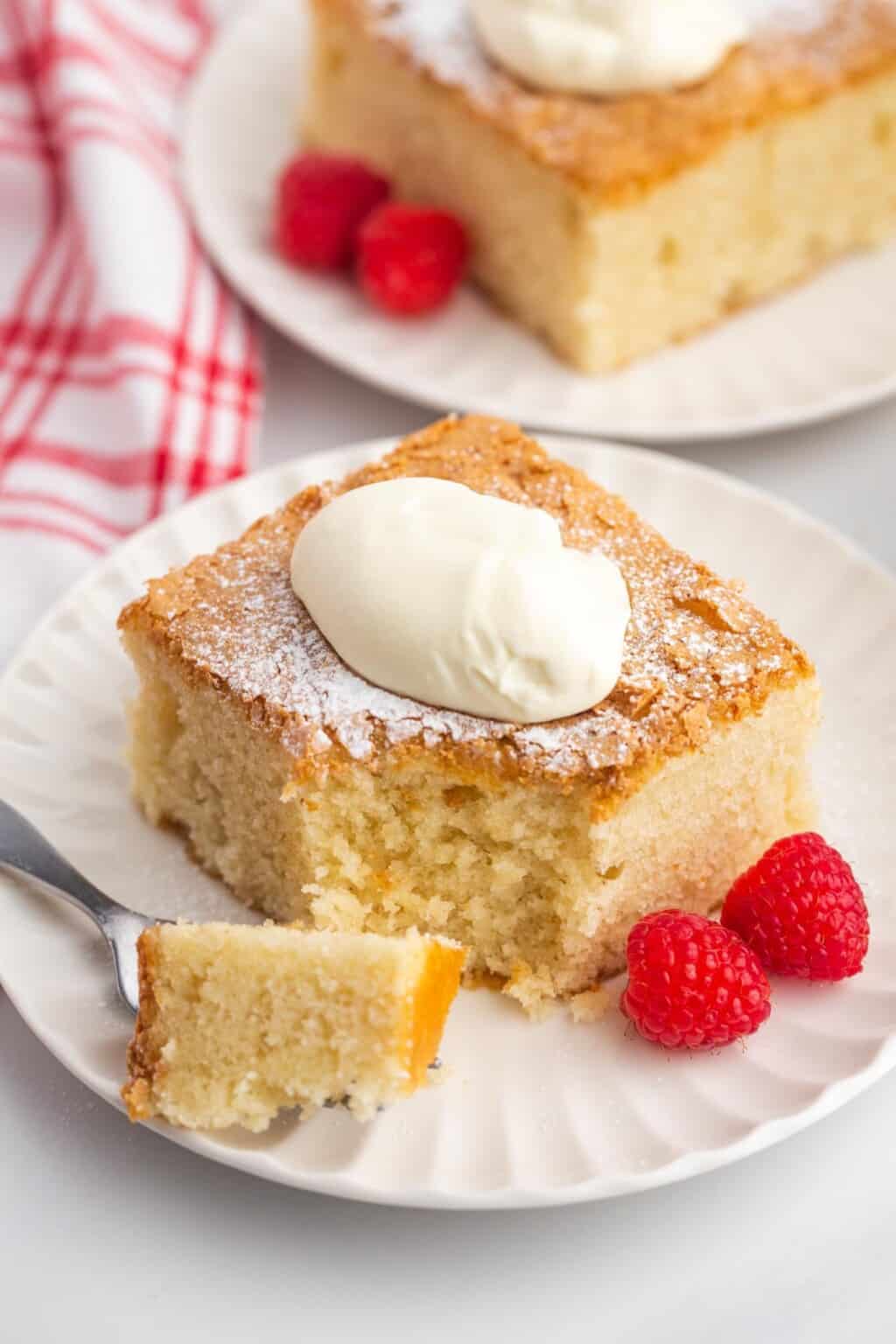 Old Fashioned Hot Milk Cake - Little Sunny Kitchen