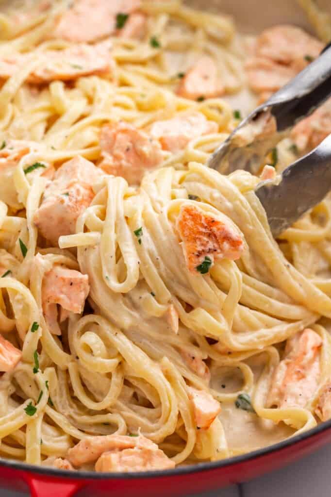 Rich and Creamy Salmon Pasta Little Sunny Kitchen