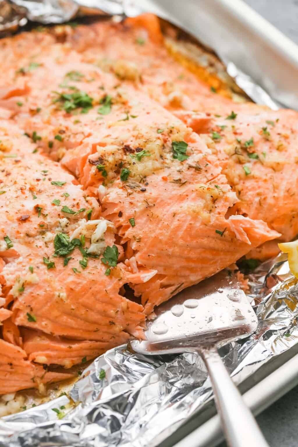 Garlic Butter Baked Trout Little Sunny Kitchen