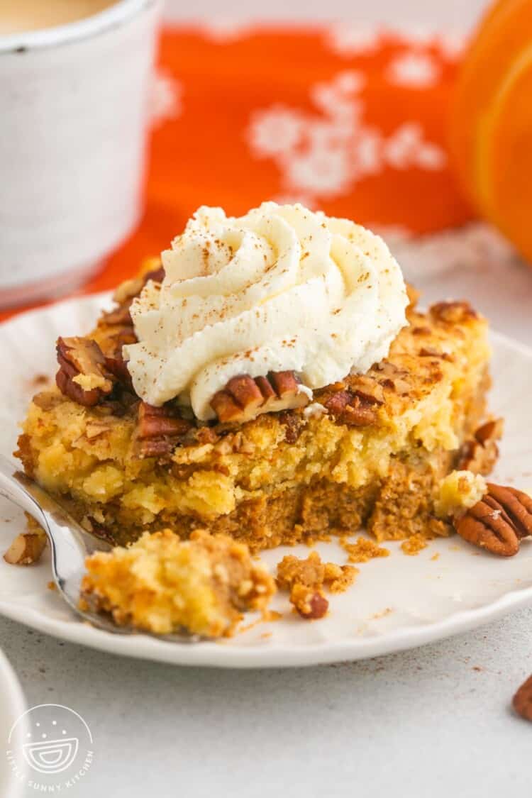 Easy Pumpkin Dump Cake Recipe Little Sunny Kitchen