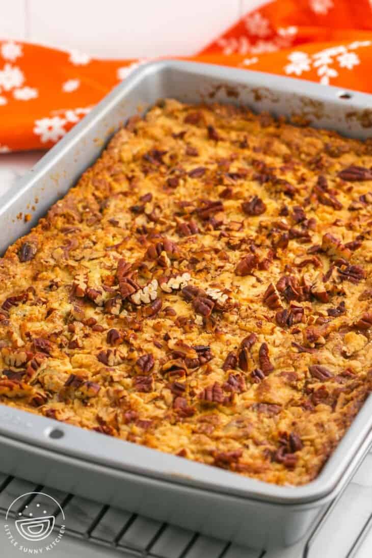 Easy Pumpkin Dump Cake Recipe Little Sunny Kitchen