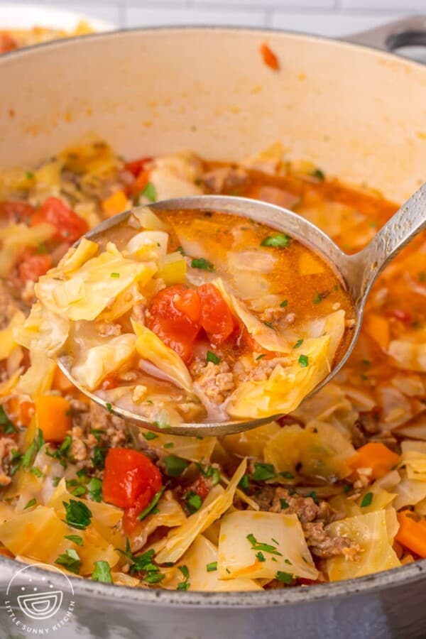Easy Cabbage and Sausage Soup Little Sunny Kitchen
