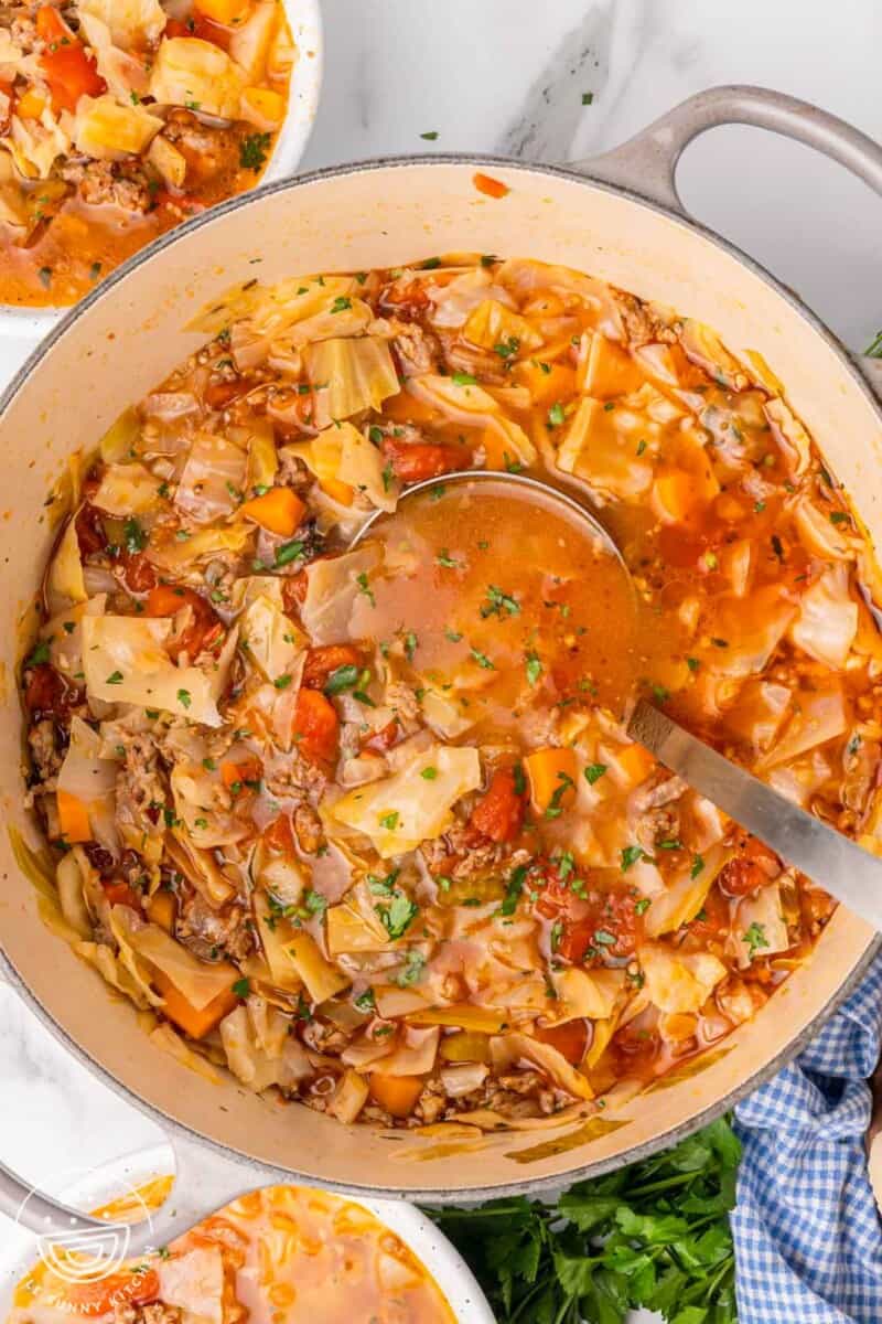 Easy Cabbage and Sausage Soup Little Sunny Kitchen