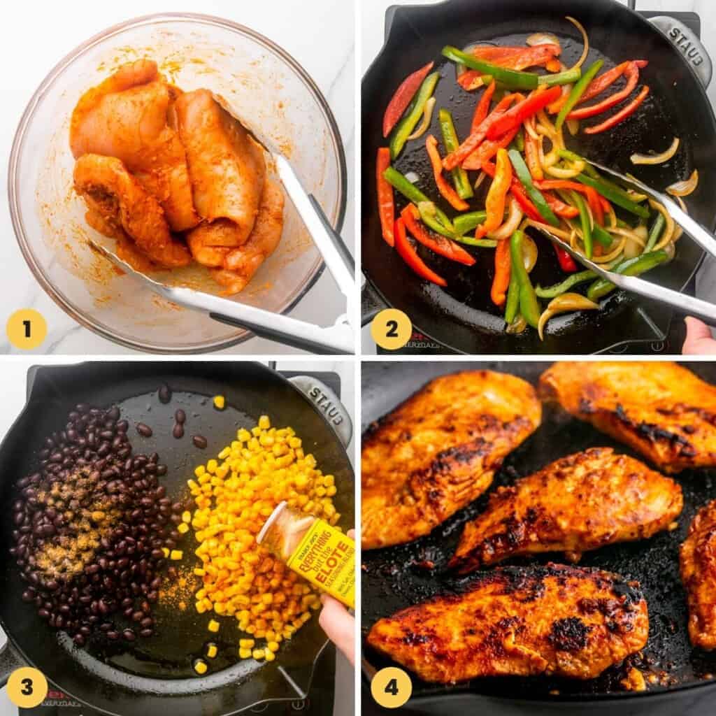 Chicken Fajita Bowl (Great for Meal Prep) Little Sunny Kitchen