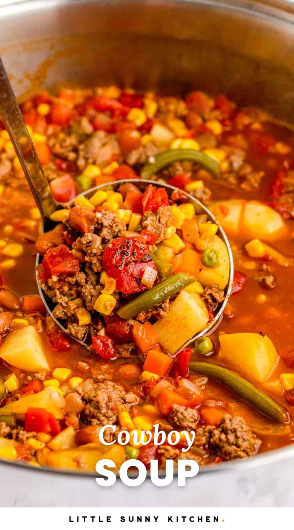 Easy Cowboy Soup - Little Sunny Kitchen