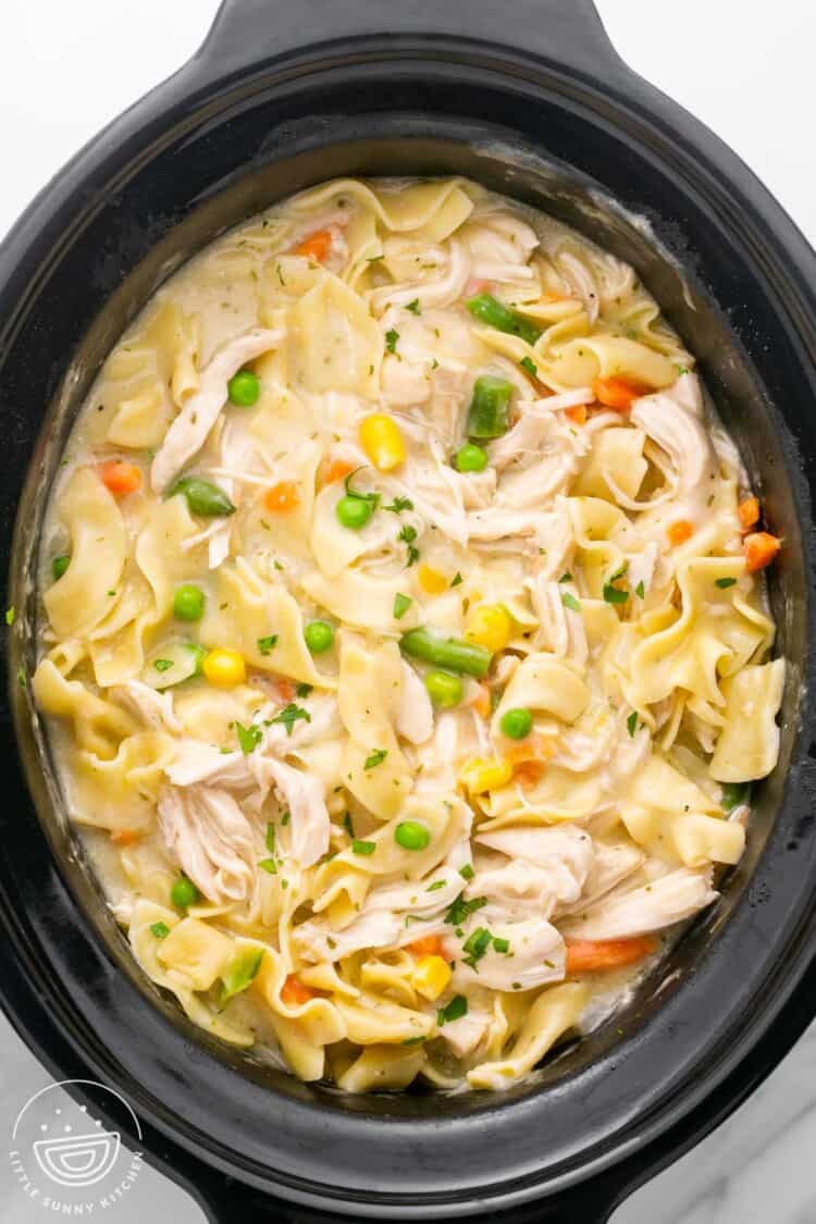 Slow Cooker Chicken and Noodles