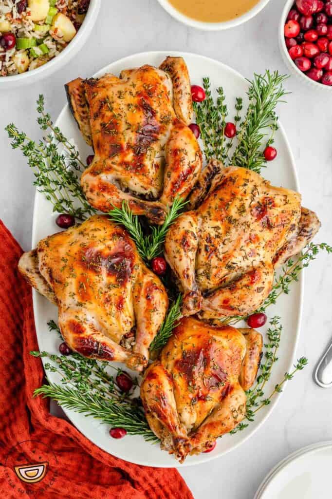 Stuffed Cornish Hens Recipe - Little Sunny Kitchen