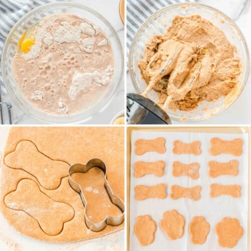 Baked Peanut Butter Banana Dog Treats Little Sunny Kitchen