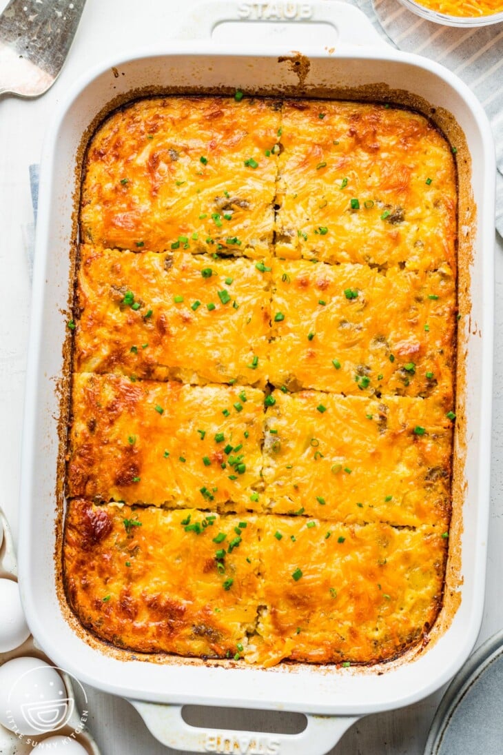 The Best Bisquick Breakfast Casserole - Little Sunny Kitchen