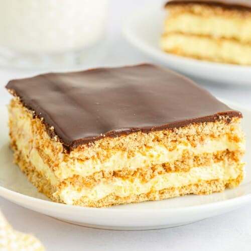 Easy No Bake Eclair Cake (Icebox Cake) Little Sunny Kitchen