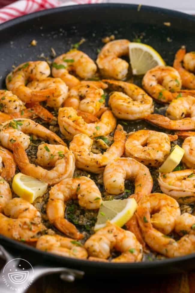 Pan Seared Shrimp With Garlic Little Sunny Kitchen