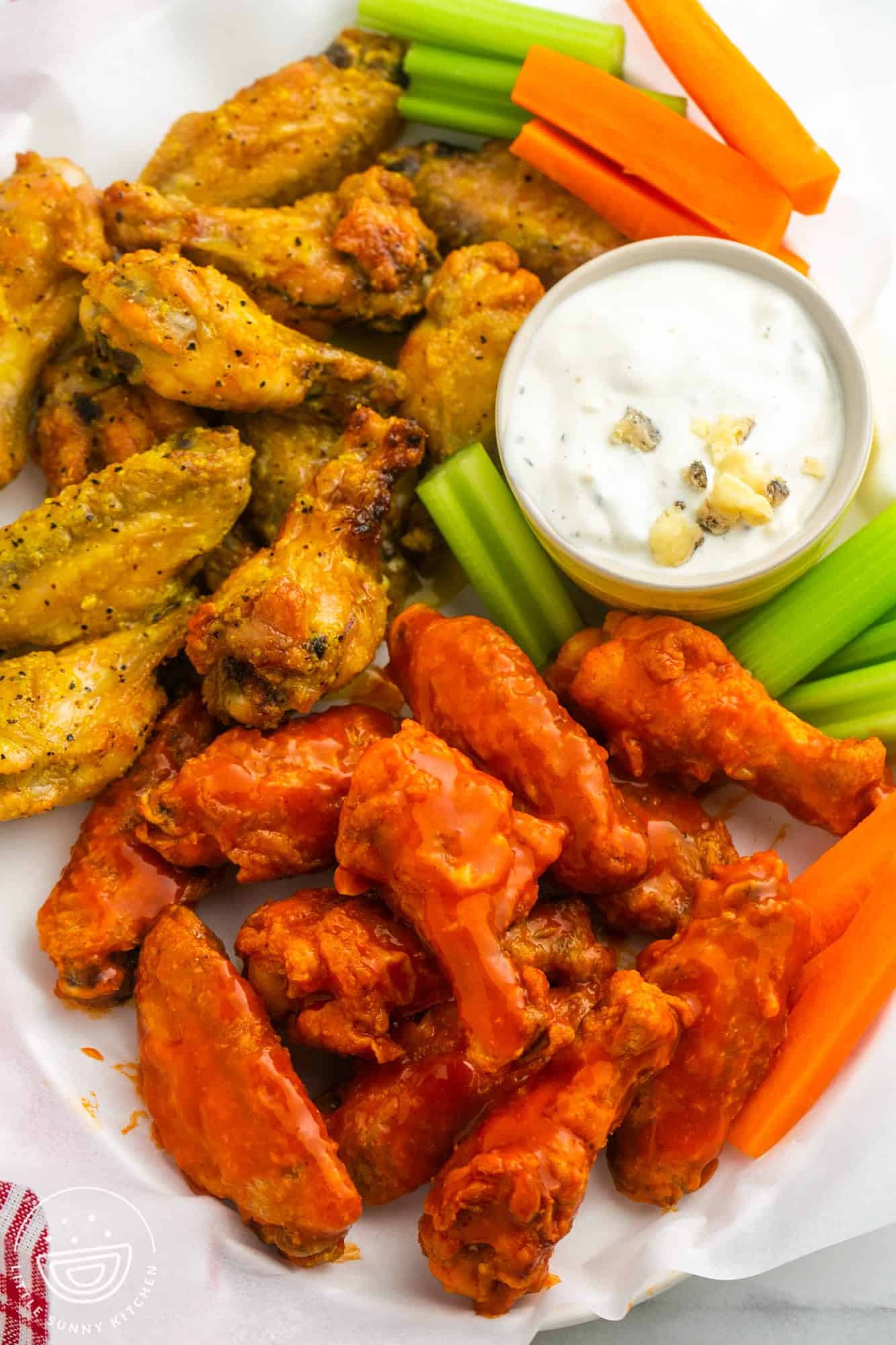 Garlic Butter Chicken Wings - Little Sunny Kitchen